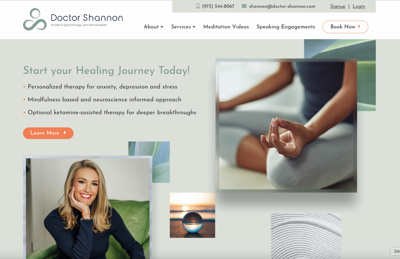 Doctor Shannon - Modern Psychology & Wellness Platform